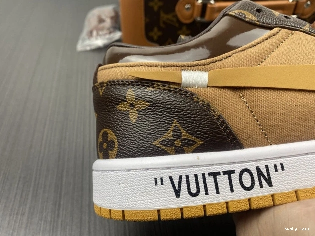 Cheap Husky Air Jordan AJ1 OW 1 x LOW Off-Louis 0825